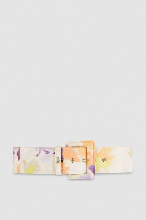 Patrizia Pepe Belt With Fabric-wrapped Buckle Colorate | 54WENDRFL
