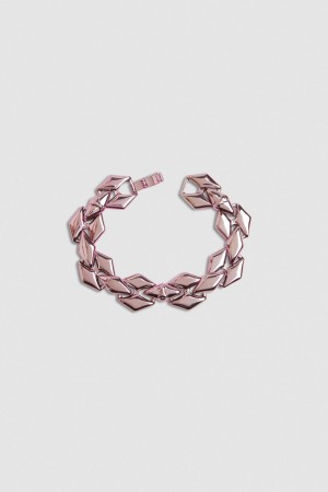 Patrizia Pepe Bracelet With Personalized Links And Micro Fly Rosa | 32OCNHILJ