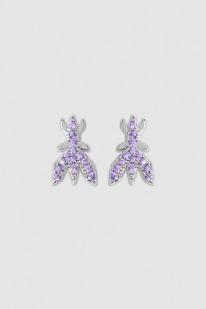 Patrizia Pepe Brass Earrings Rosa | 92FUQZBPJ
