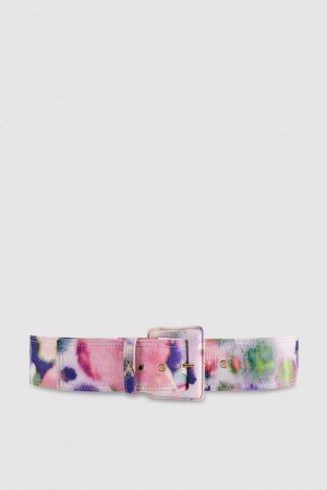 Patrizia Pepe Chiffon High-waist Belt Colorate | 31RPQLMVA