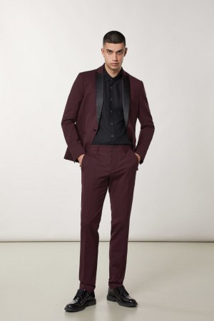 Patrizia Pepe Classic Gabardine Pants Viola | 69ZUEBSYD