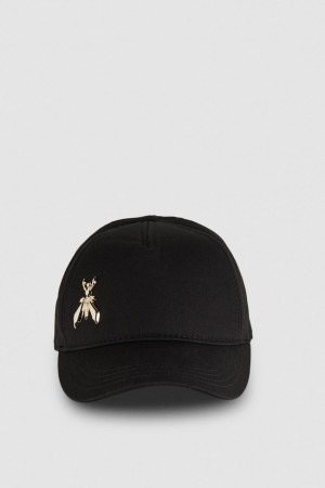 Patrizia Pepe Cotton Fly Baseball Cap Nere | 92GHFULKE