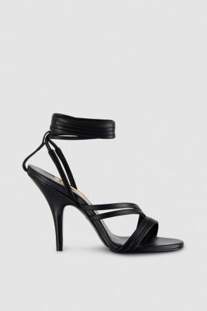 Patrizia Pepe Elegant Heeled Sandals Nere | 79HSVOJAQ