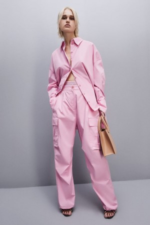 Patrizia Pepe Essential Cargo Pants Rosa | 93CHGORJE