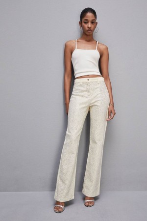 Patrizia Pepe Essential Ribbed Viscose Tank Top Bianche | 85VPAWURN