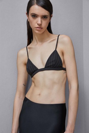 Patrizia Pepe Flannel Bra Nere | 62HEKIRXM