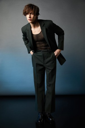 Patrizia Pepe Flare Pants In Technical Fabric Verdi | 84RZBXIQC
