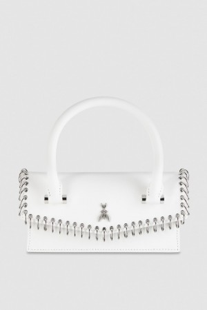 Patrizia Pepe Fly Bamby Piercing Shoulder Bag Bianche | 01TFQUZLN
