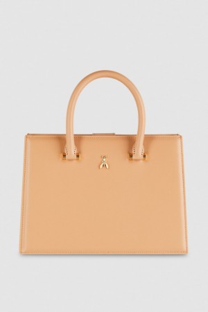 Patrizia Pepe Fly Bamby Shopper Beige | 20OHEQGUC