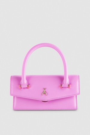Patrizia Pepe Fly Bamby Shoulder Bag With Handles Rosa | 72IRVWTOS