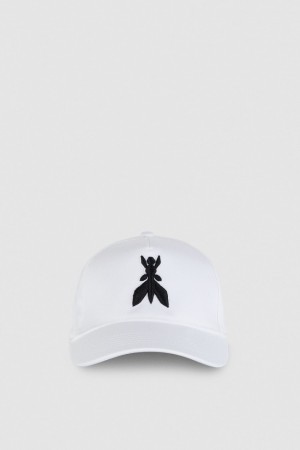 Patrizia Pepe Fly Baseball Cap Bianche | 71VWJQYPF