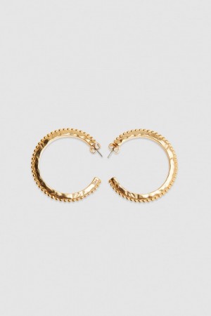 Patrizia Pepe Hoop Earrings Oro | 56EBNRQJK