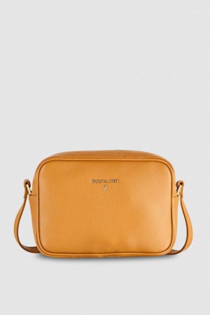 Patrizia Pepe Leather Camera Bag With Inside Pocket Marroni | 58PADONEM