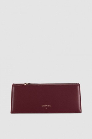 Patrizia Pepe Leather Shoulder Pocket Bag Viola | 90NOLXBUM