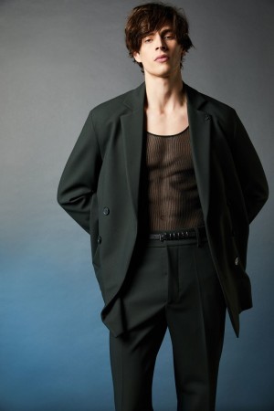 Patrizia Pepe Lined Double-breasted Coat Verdi | 19OPXTCMJ