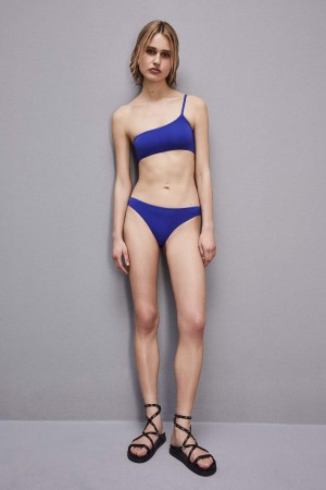 Patrizia Pepe Low-rise Bikini Bottoms Blu Chiaro | 06UYVTICO