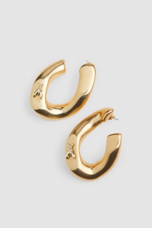 Patrizia Pepe Metal Earrings Oro | 25RDTLMCI