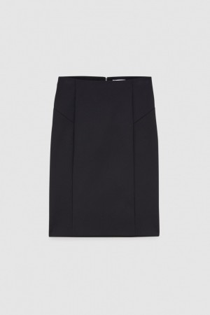 Patrizia Pepe Midi Pencil Skirt Nere | 15LORTCAJ