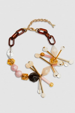 Patrizia Pepe Necklace With Techno Pop Fly Appliqué Colorate | 21RHAJFCQ