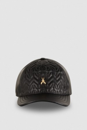 Patrizia Pepe Padded Fly Baseball Cap Nere | 85JGFOTDI