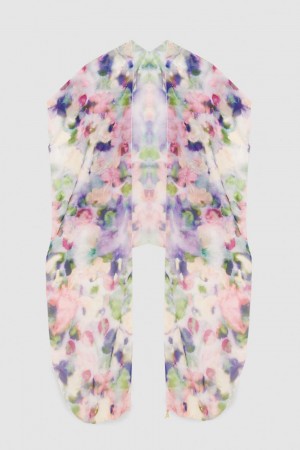 Patrizia Pepe Patterned Chiffon Stole Colorate | 32ZIKSOXT