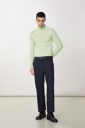 Patrizia Pepe Pure Wool Turtleneck Sweater Verdi | 07FBWTIZQ