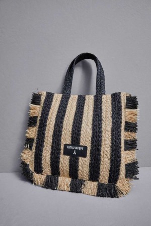 Patrizia Pepe Raffia Shopping Bag FE22 | 92RKHZGDU