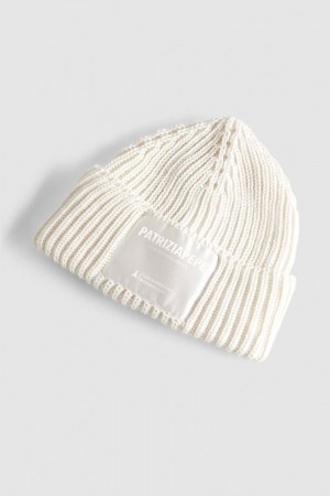 Patrizia Pepe Ribbed Fabric Hat Beige | 38XANILTR