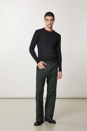 Patrizia Pepe Slim Fit Wool Sweater Nere | 13FIVSEGQ