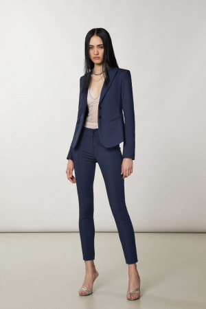 Patrizia Pepe Slim Pants Blu | 41WQINECL