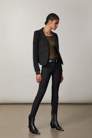 Patrizia Pepe Slim Pants Nere | 38TQEBYOW