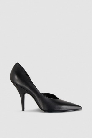 Patrizia Pepe Smooth Leather Pumps Nere | 28UCOTXLM