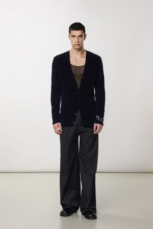 Patrizia Pepe Viscose Blend Cardigan Blu | 76RBEXDIV